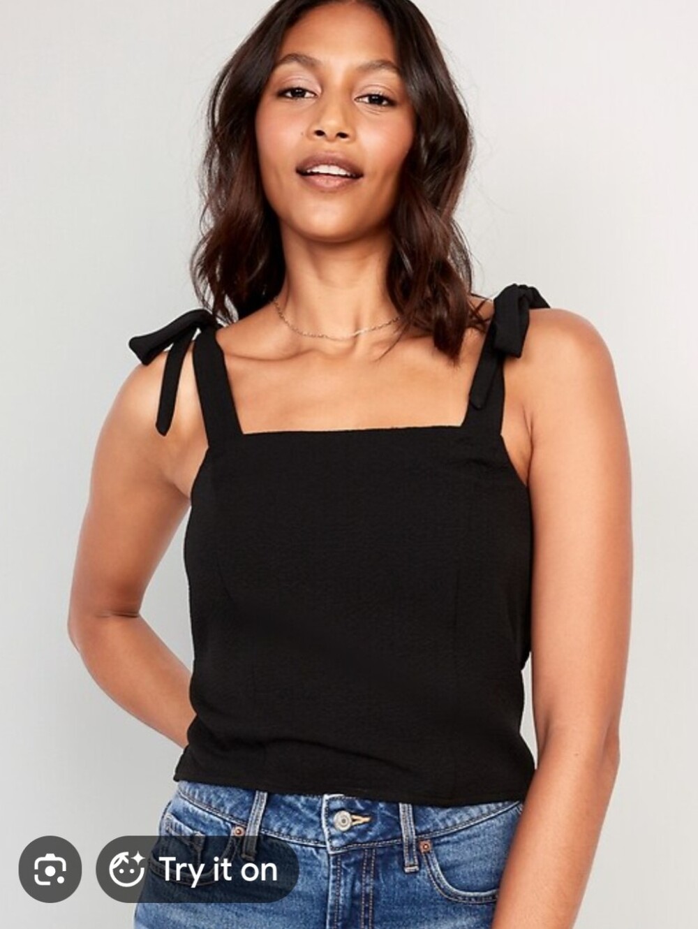 Old Navy Black Crop Top